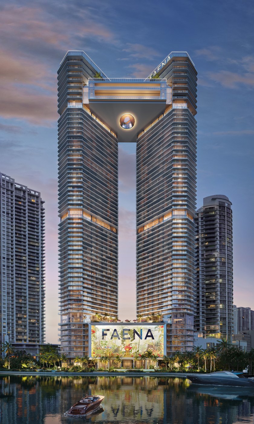Proposed Faena Residences Miami towers